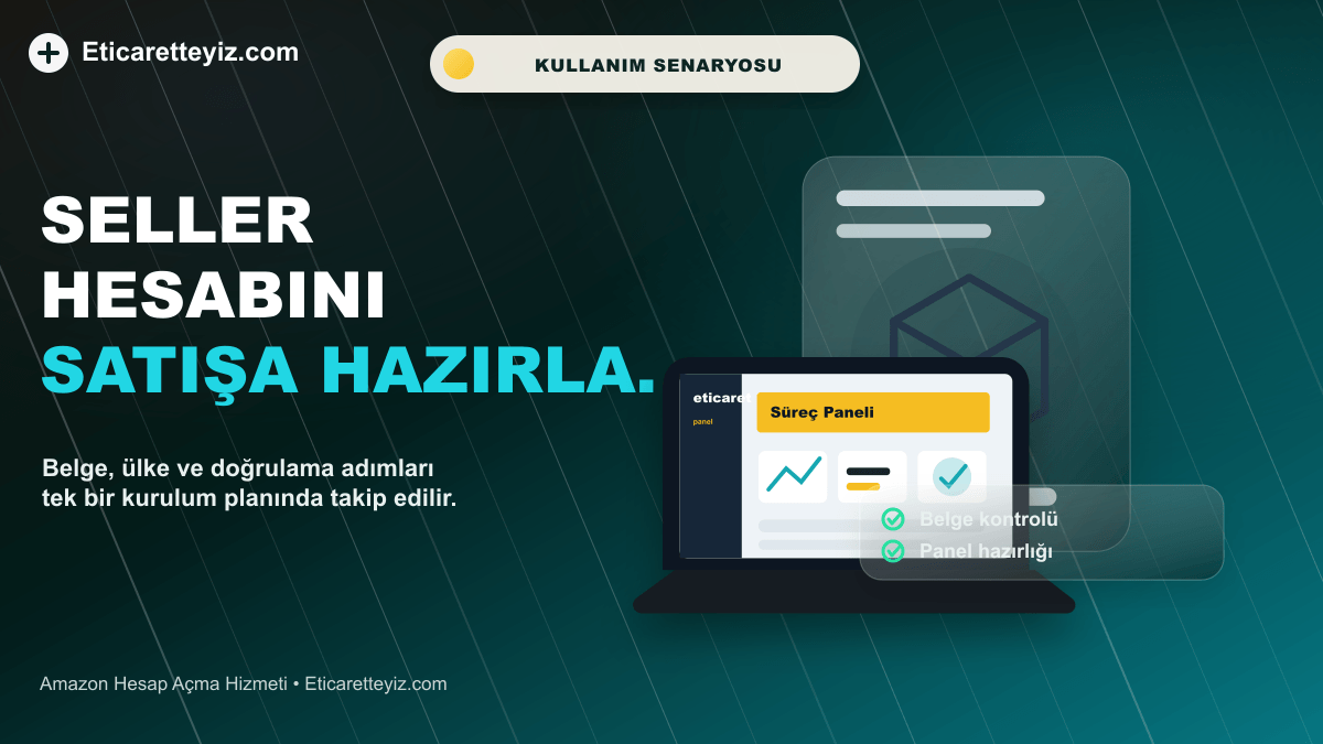 Amazon Hesap Açma Hizmeti kullanım senaryosu görseli