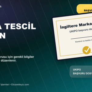 İngiltere Marka Tescil ve Kayıt İşlemleri belge ve sertifika odaklı close-up görseli