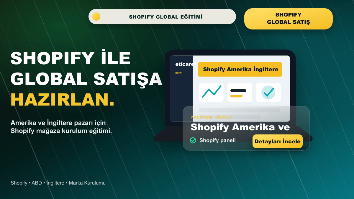 Shopify Amerika ve İngiltere Eğitimi premium hero kapak görseli