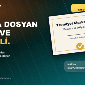 Trendyol Marka Kaydı belge ve sertifika odaklı close-up görseli